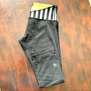 Lululemon capri black Wunder Unders - mid rise